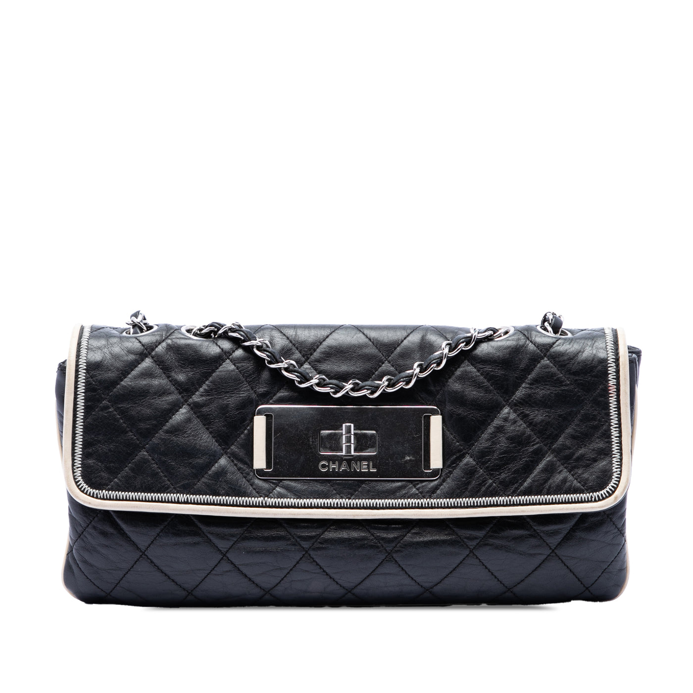Quilted Lambskin East West Mademoiselle Flap - Image 1
