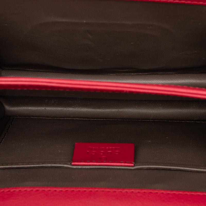 Small Polished Calfskin Interlocking G Dollar Crossbody - Image 4