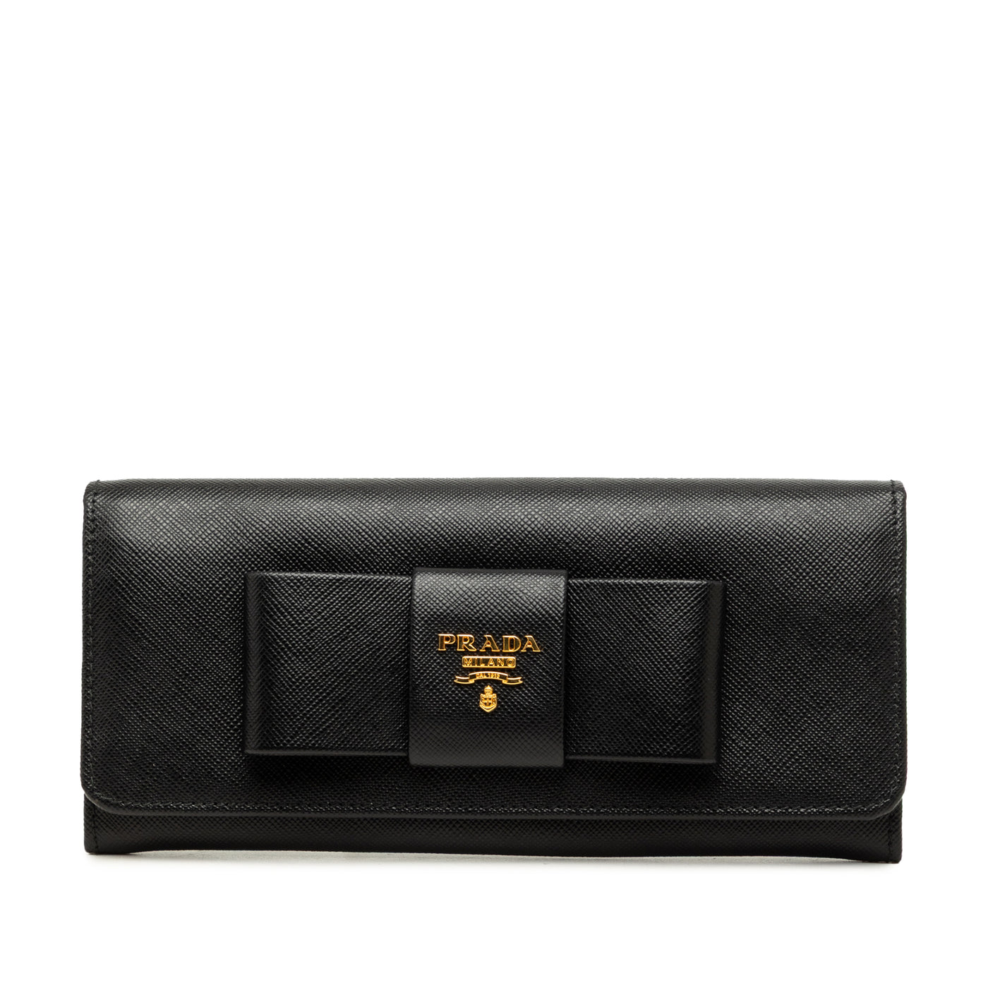 Saffiano Lux Bow Continental Wallet - Image 1