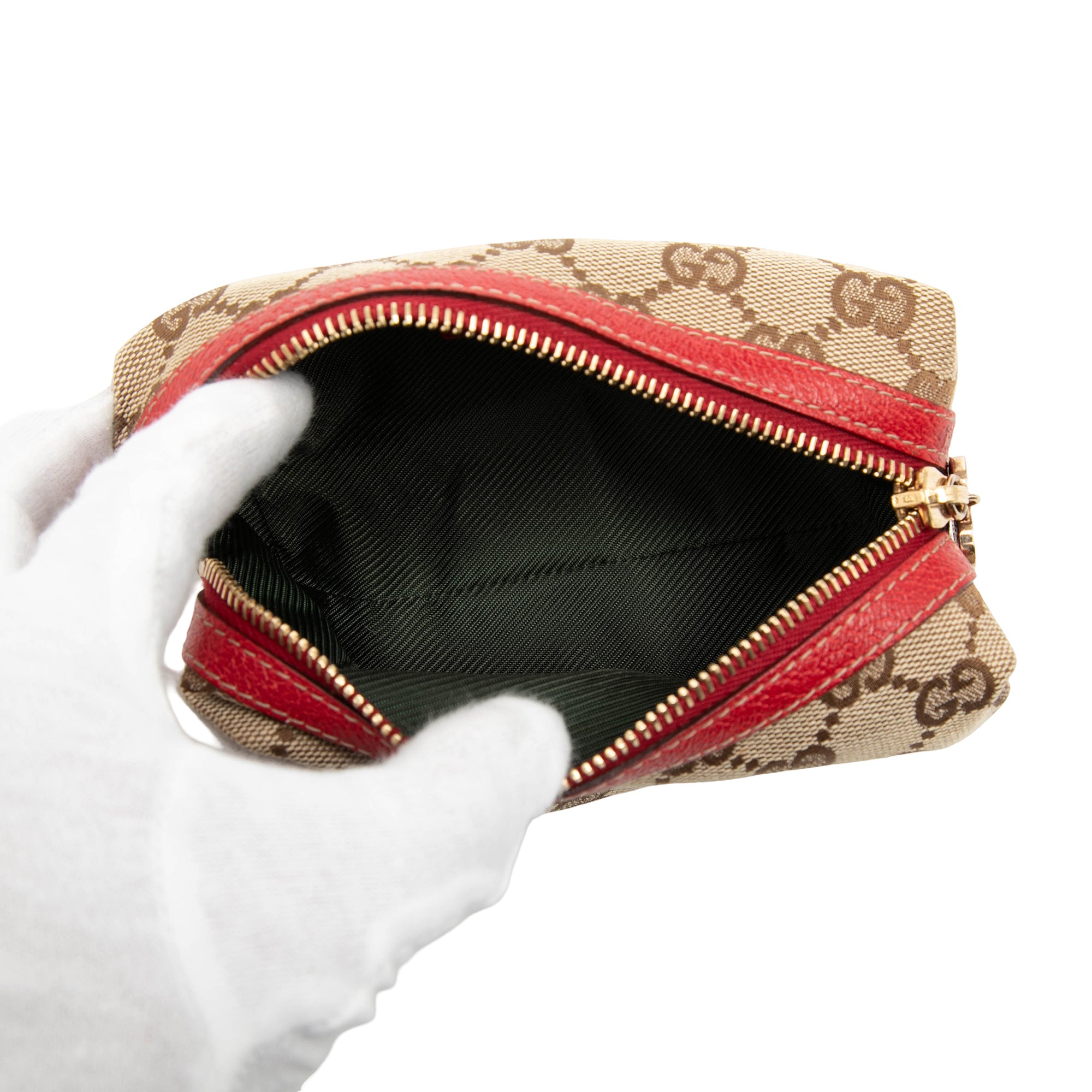 GG Canvas Cosmetic Pouch - Image 4