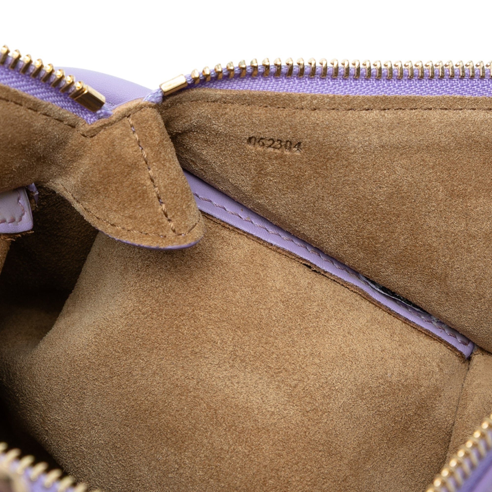 Small Shiny Calfskin Paseo Satchel - Image 5