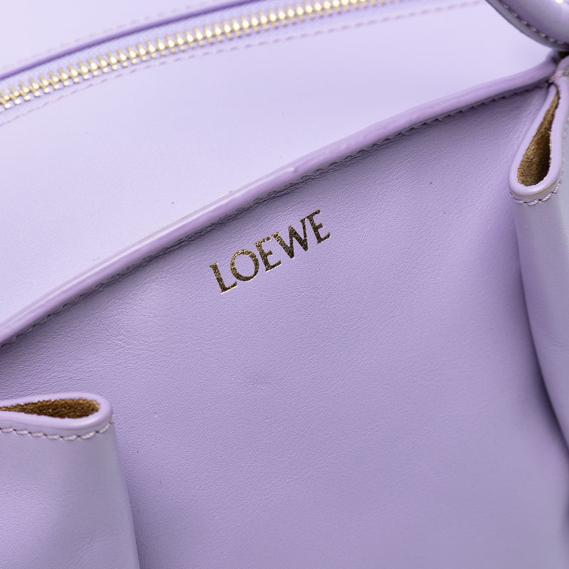 Small Shiny Calfskin Paseo Satchel - Image 6