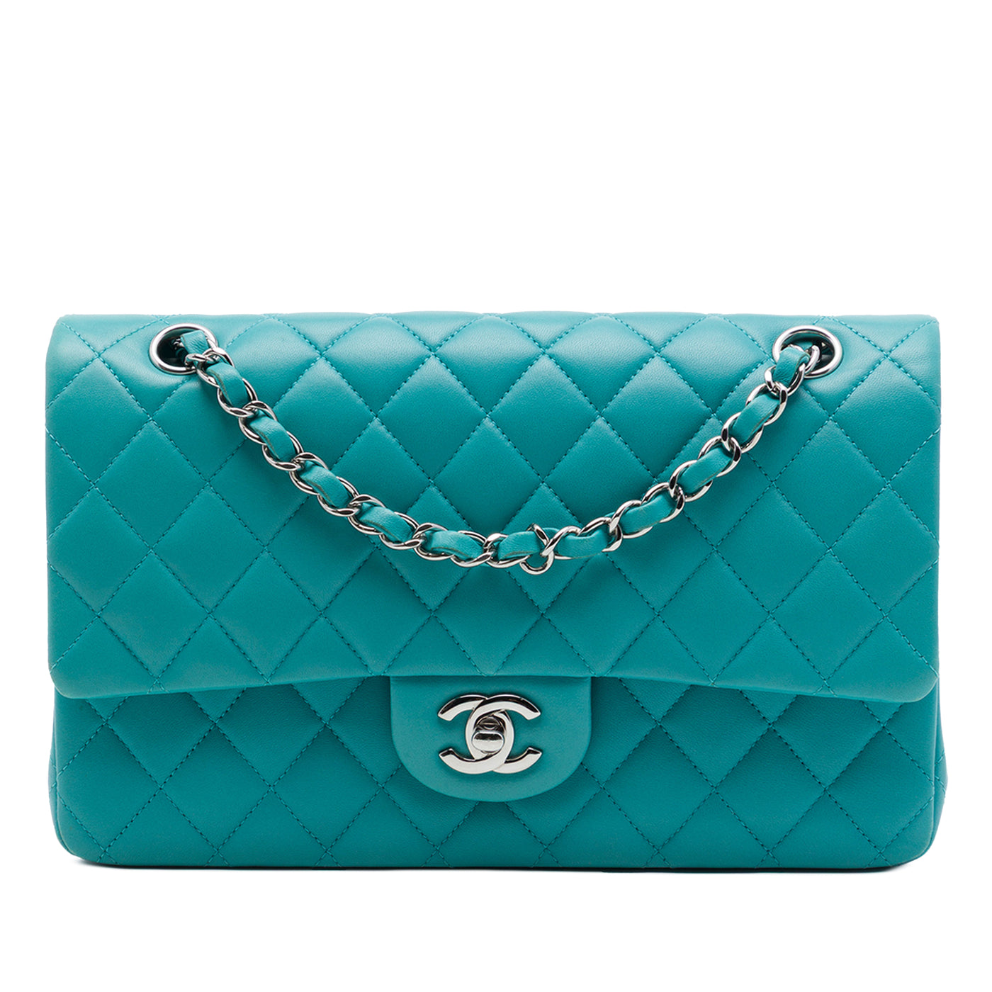 Medium Classic Lambskin Double Flap - Image 1