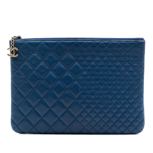 Medium Bi Quilted Lambskin O Case Clutch - Image 1