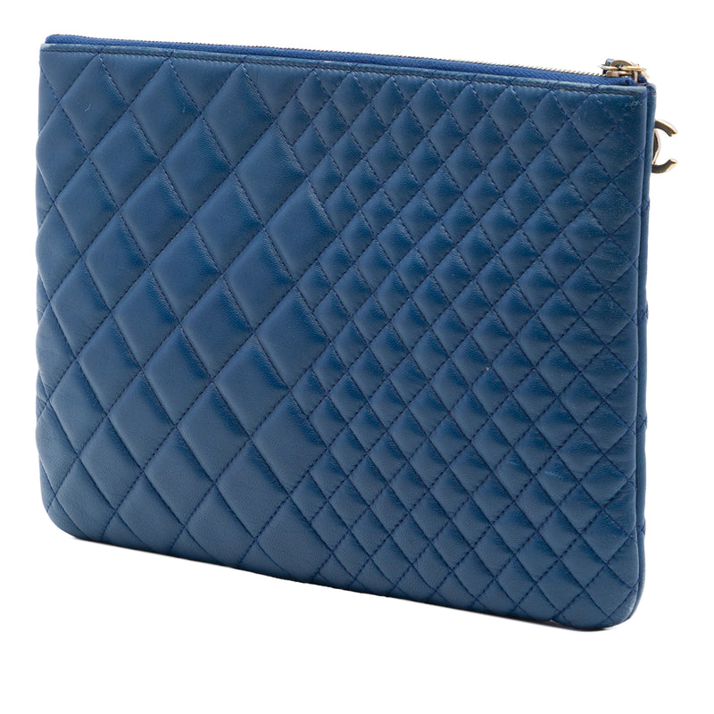 Medium Bi Quilted Lambskin O Case Clutch - Image 2