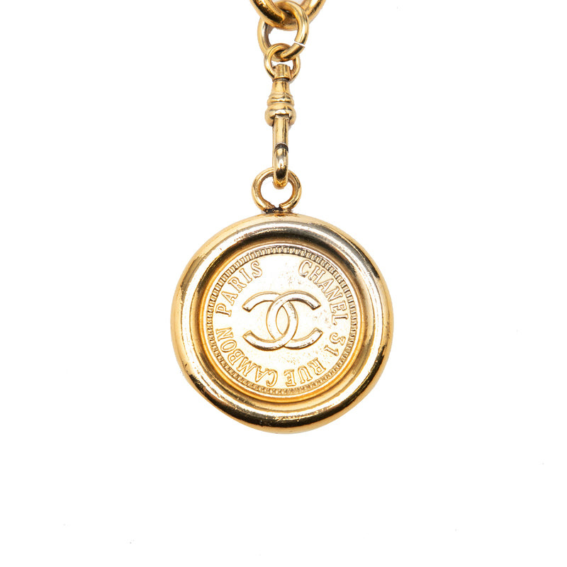CC Gold Plated Medallion Chain Belt - Image 2