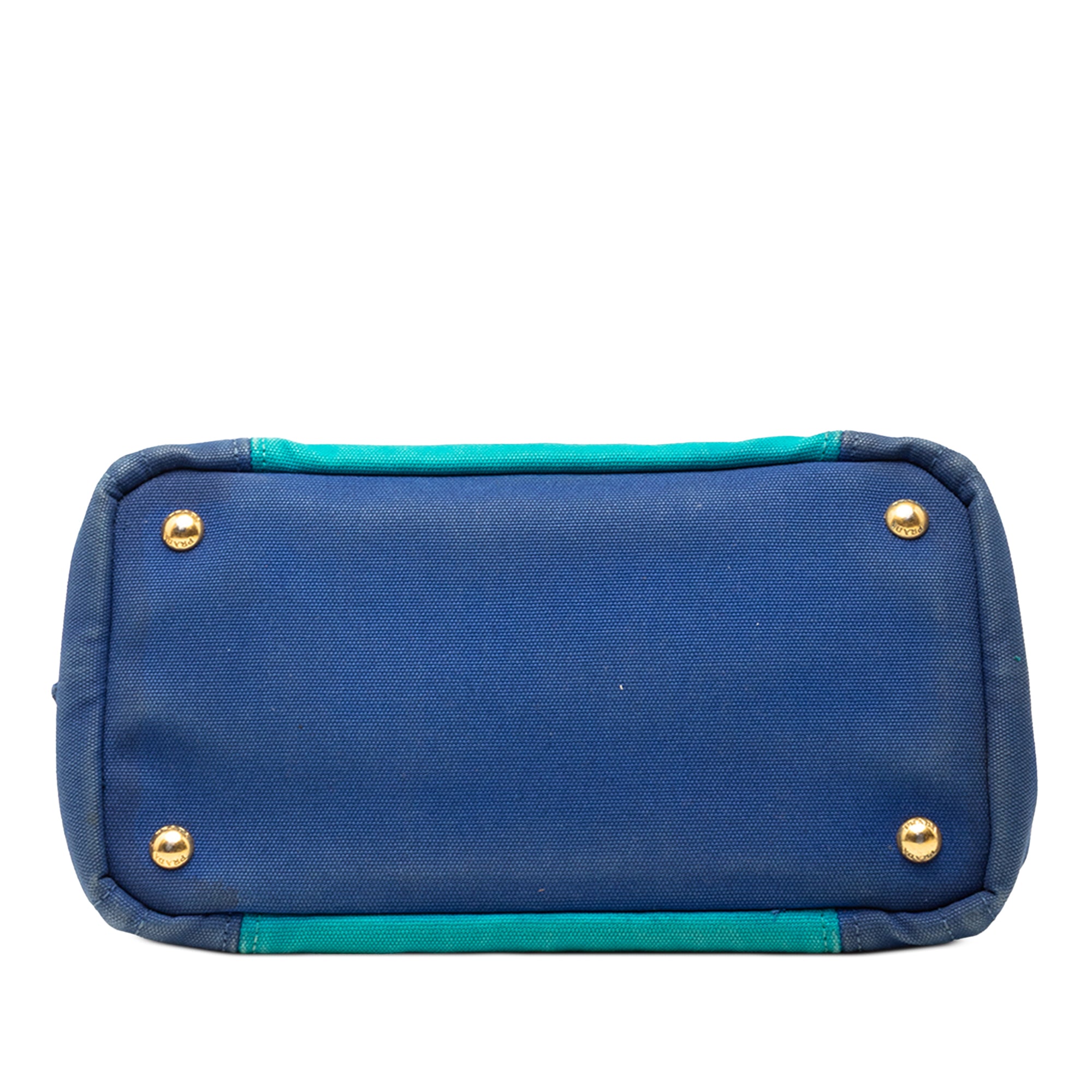 Small Bicolor Canvas Canapa Logo Satchel - Image 3