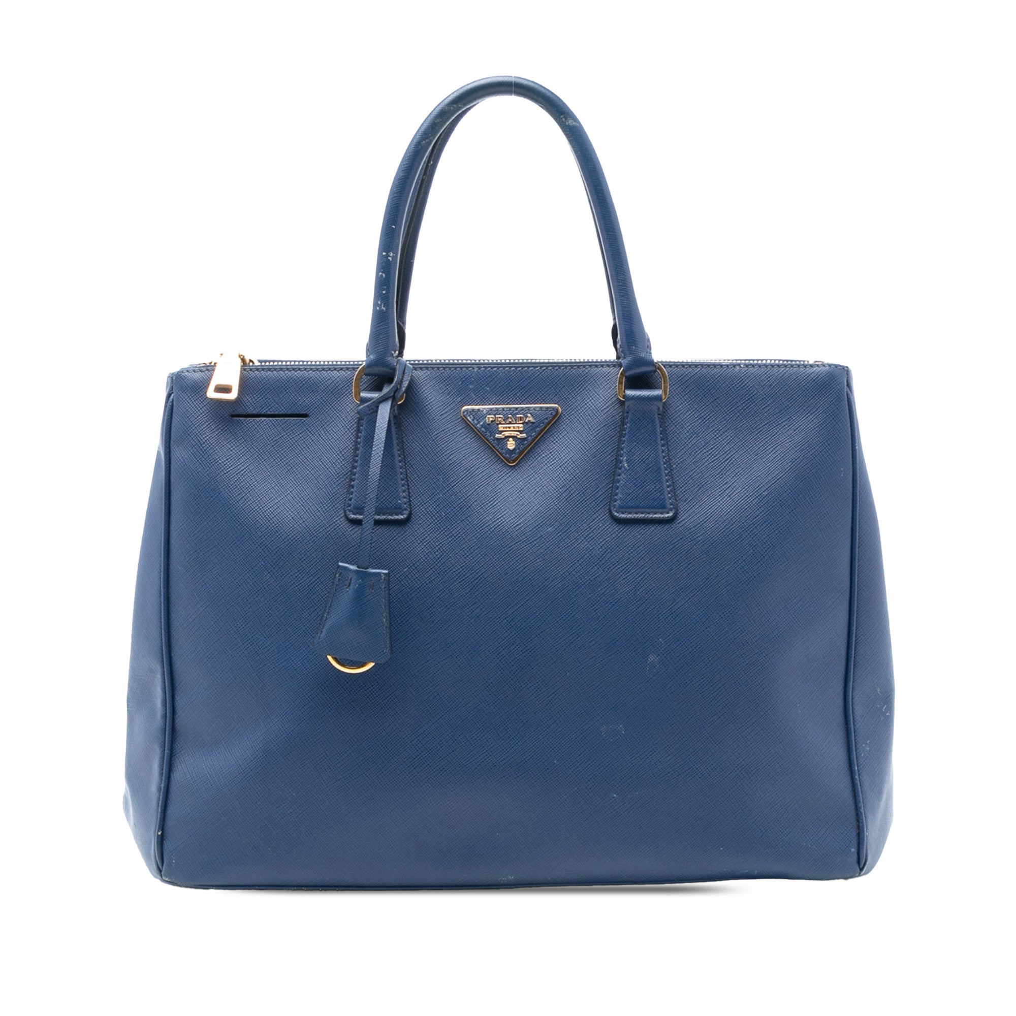 Large Saffiano Lux Galleria Double Zip Tote - Image 1