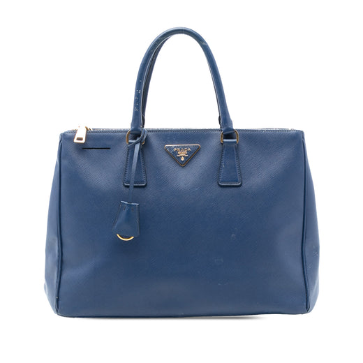 Large Saffiano Lux Galleria Double Zip Tote - Image 1