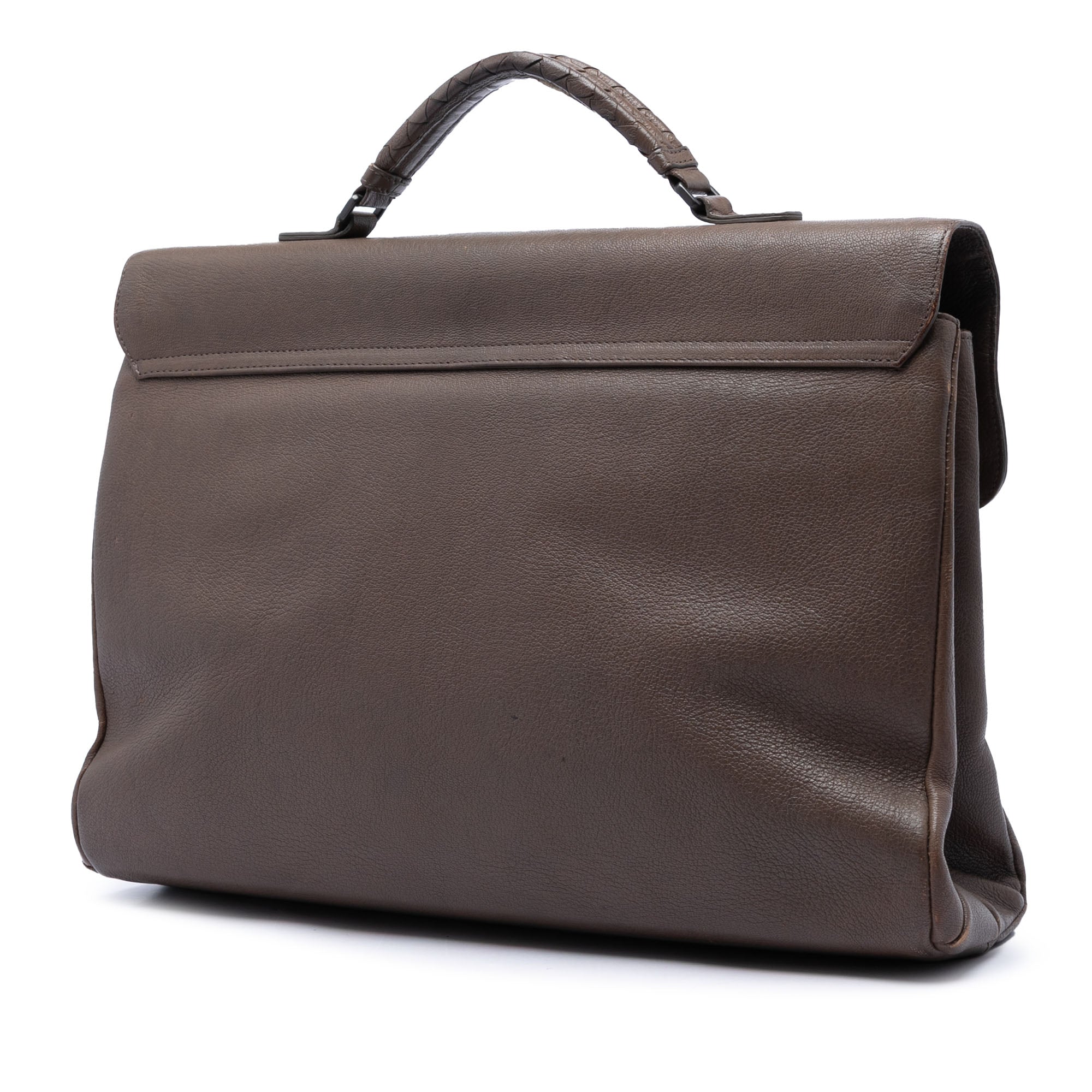 Intrecciato Trimmed Nappa Business Bag - Image 2