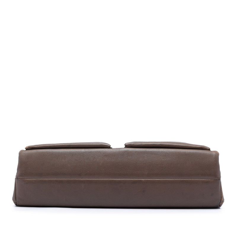 Intrecciato Trimmed Nappa Business Bag - Image 3