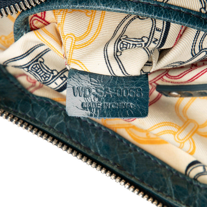 Crinkled Patent Macadam Shoulder Bag - Image 6