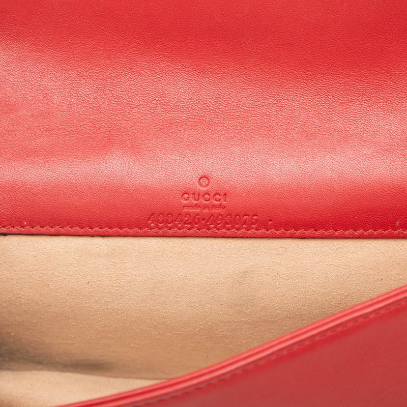 Mini GG Marmont Matelasse Calfskin Wallet On Chain - Image 5