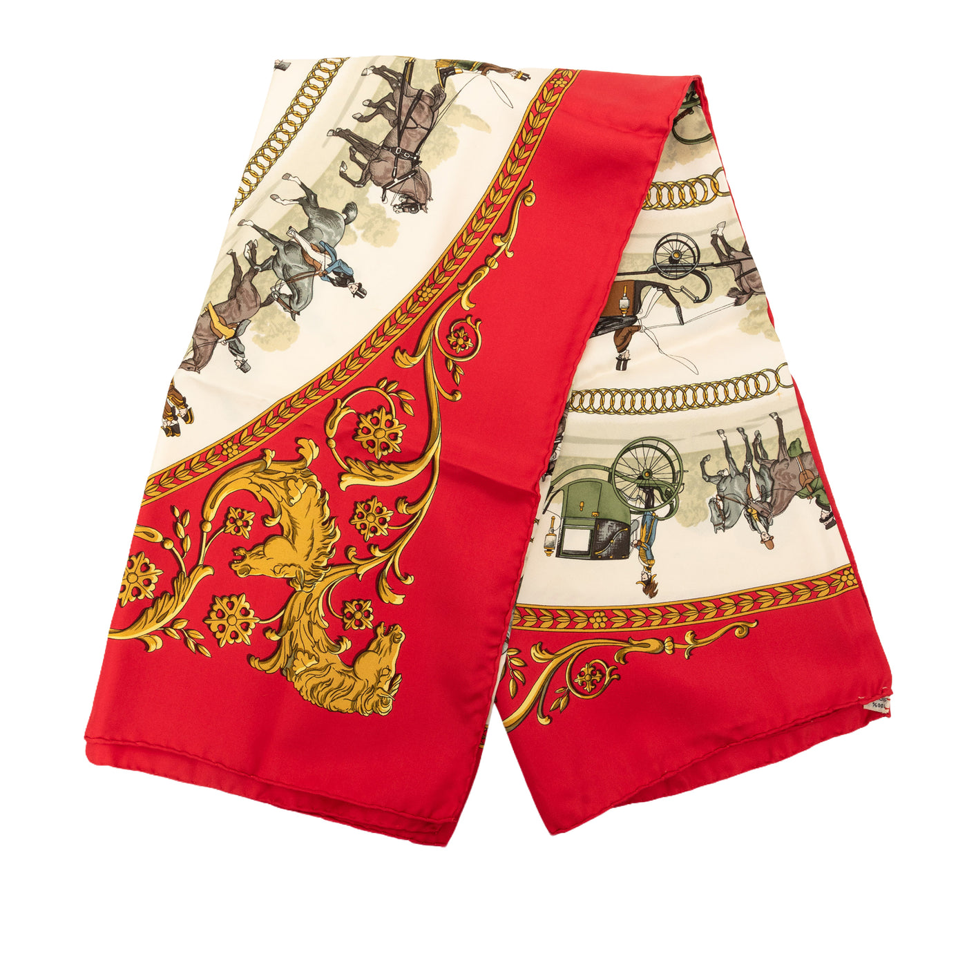 La Promenade De Longchamps Silk Scarf 90 - Image 1