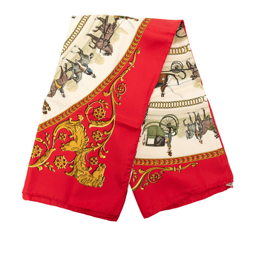 La Promenade De Longchamps Silk Scarf 90 - Image 1