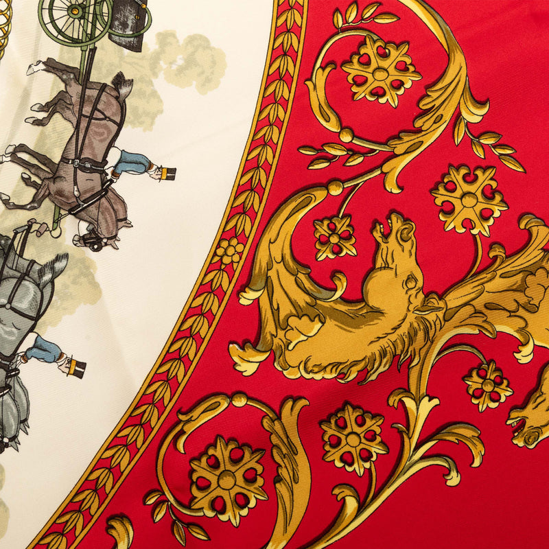 La Promenade De Longchamps Silk Scarf 90 - Image 5