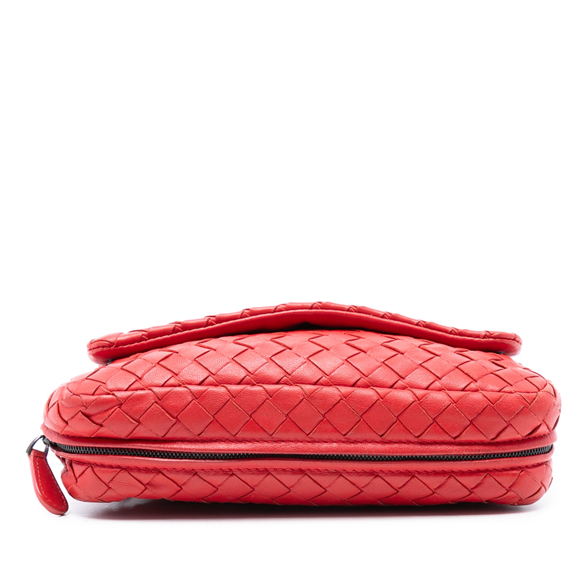 Mini Nappa Intrecciato Expandable Chain Flap Crossbody - Image 3