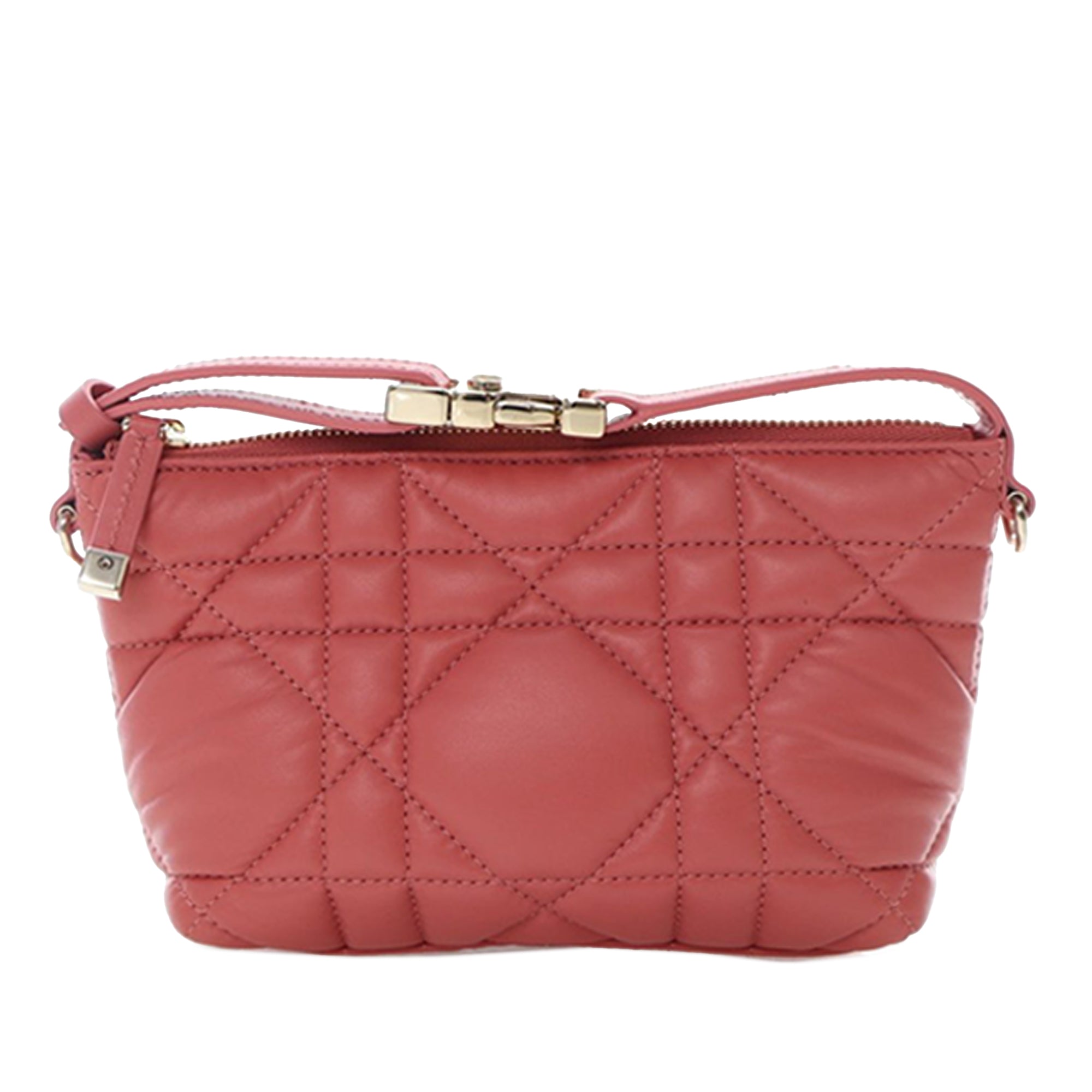 Small Calfskin Macrocannage Diortravel Nomad Pouch - Image 1