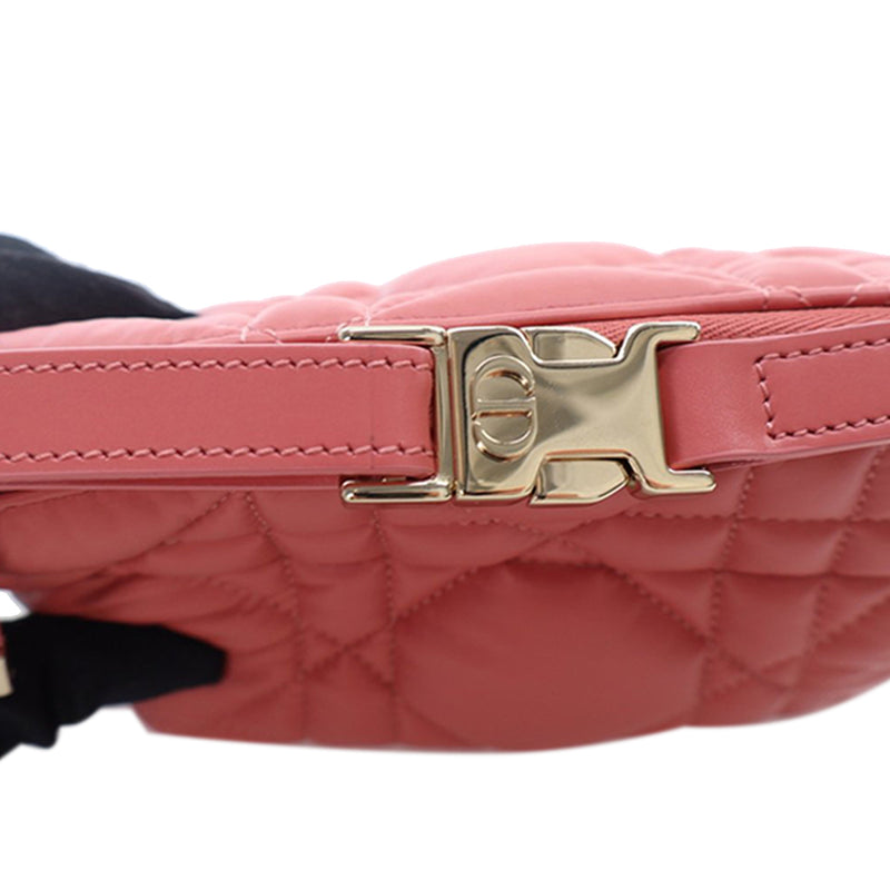 Small Calfskin Macrocannage Diortravel Nomad Pouch - Image 13