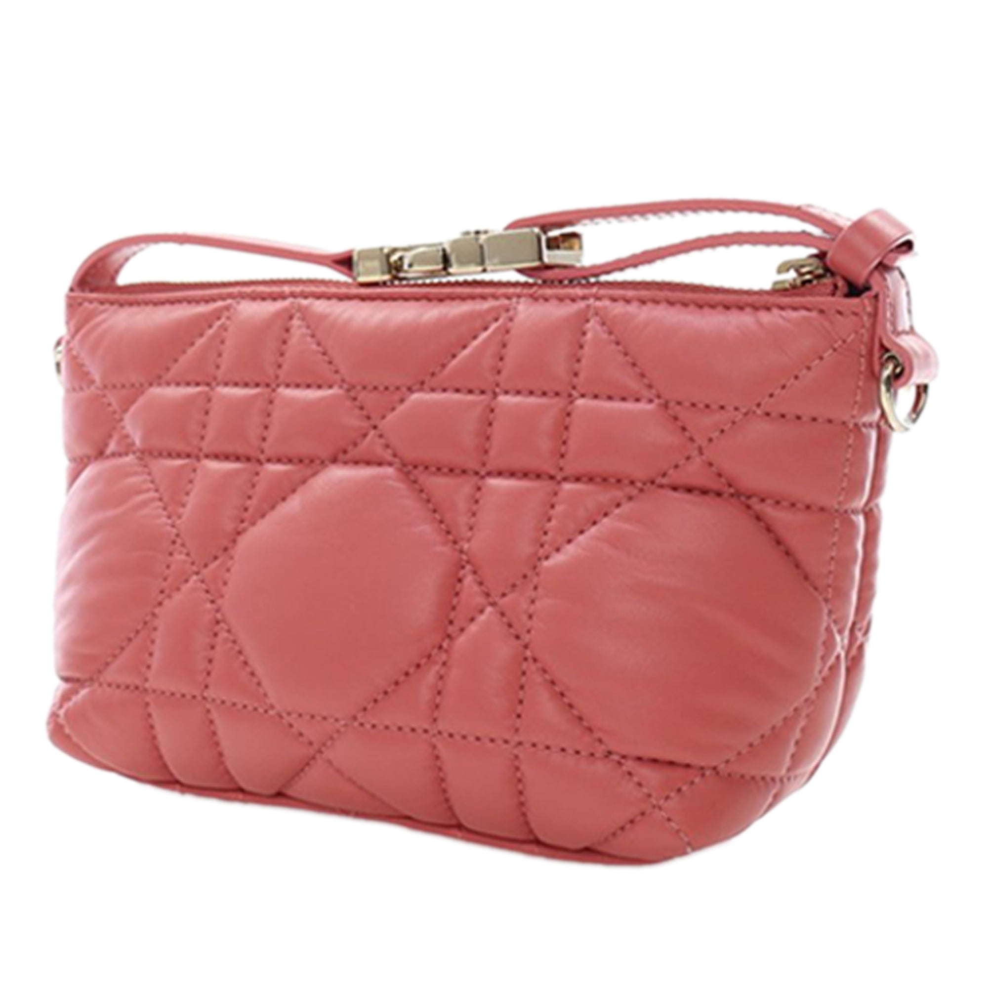 Small Calfskin Macrocannage Diortravel Nomad Pouch - Image 4