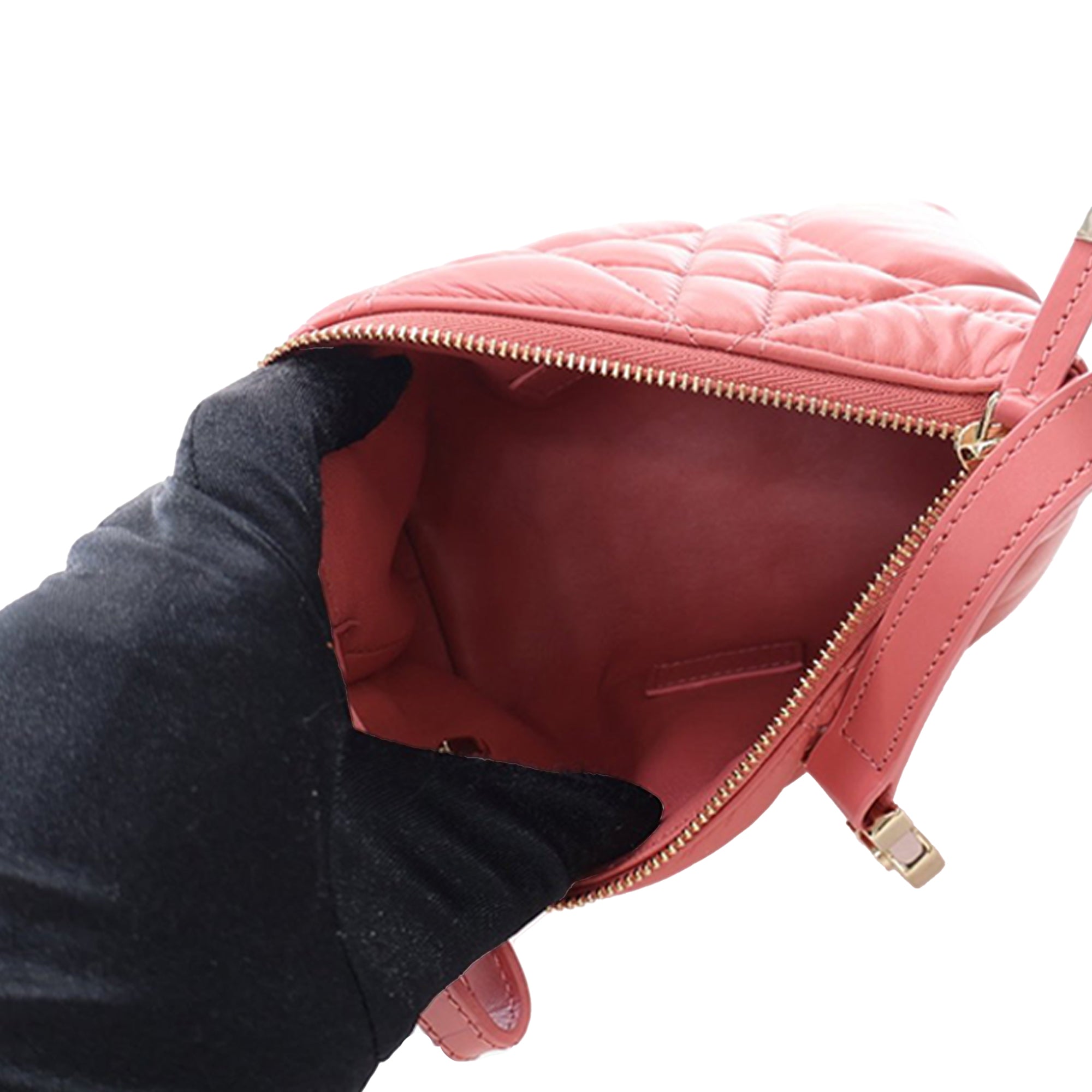 Small Calfskin Macrocannage Diortravel Nomad Pouch - Image 8