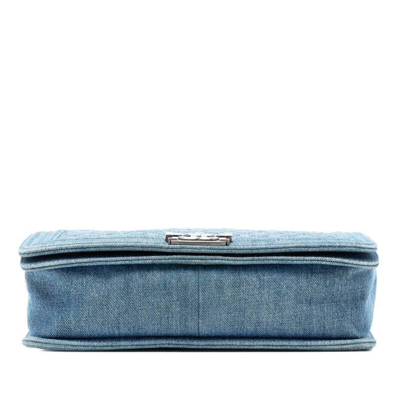 Large Quilted Denim Boy Flap - Image 3