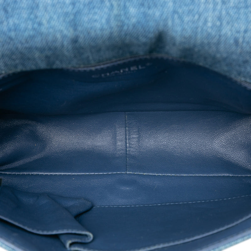 Large Quilted Denim Boy Flap - Image 4