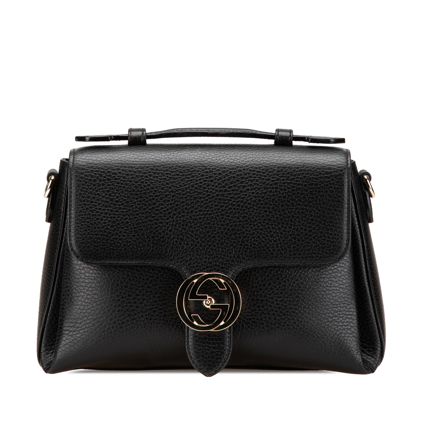 Small Dollar Calf Interlocking G Satchel - Image 1