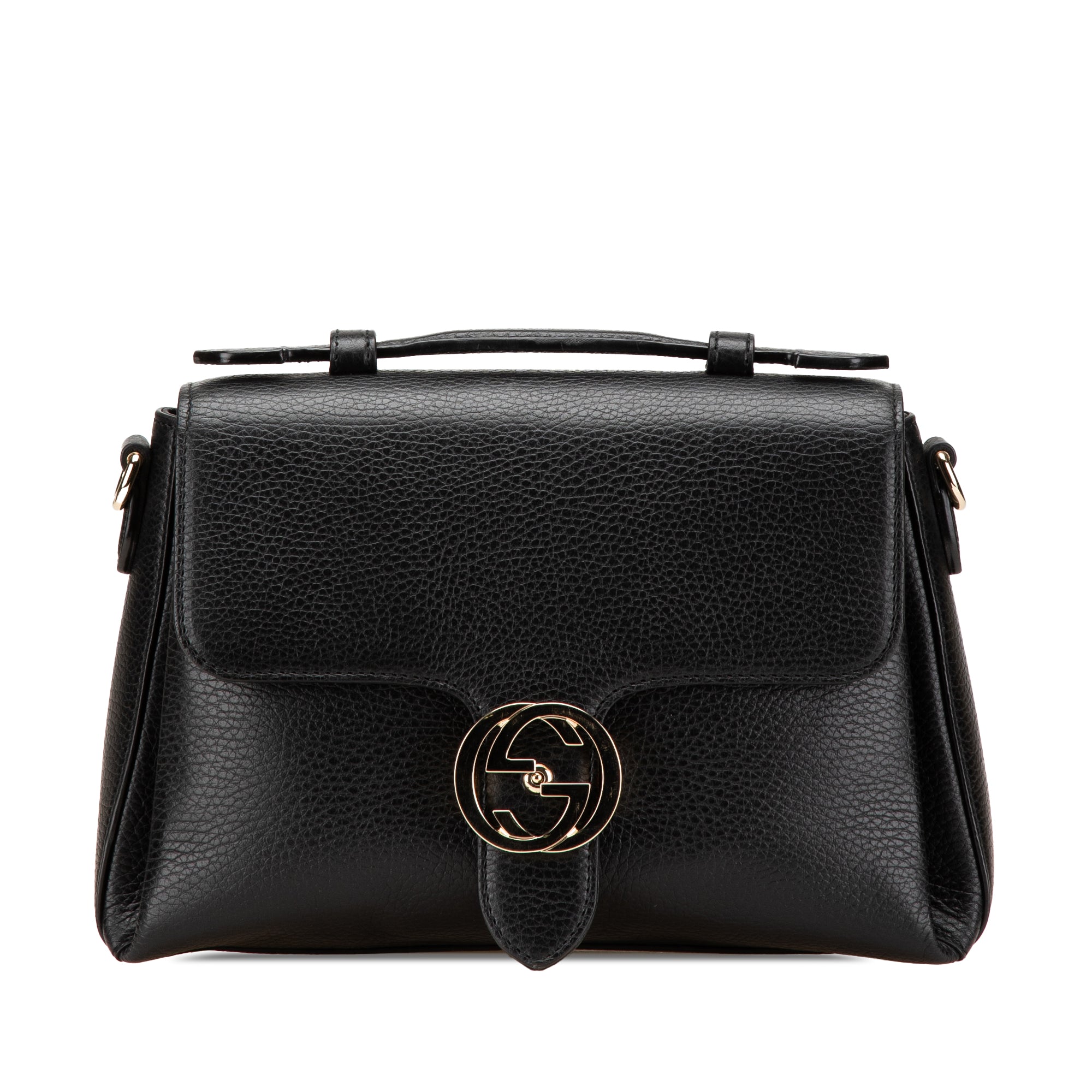 Small Dollar Calf Interlocking G Satchel - Image 1