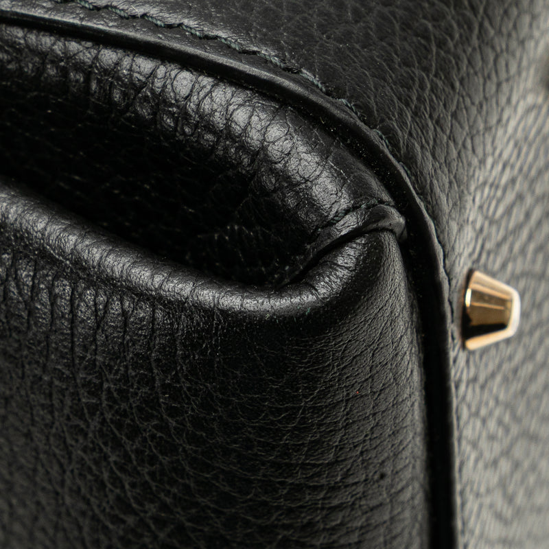 Small Dollar Calf Interlocking G Satchel - Image 11