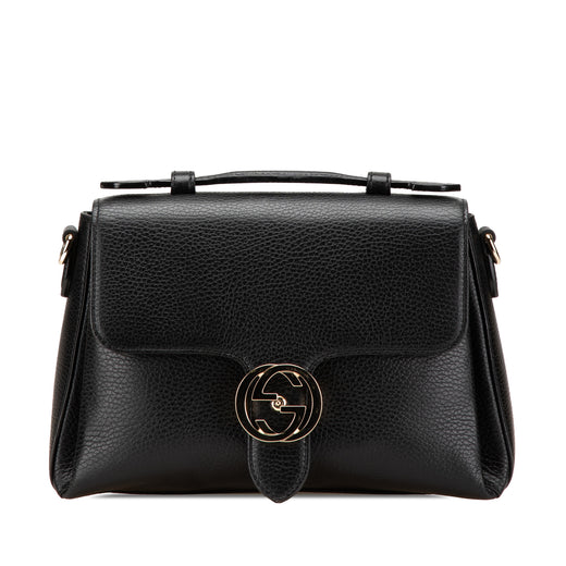 Small Dollar Calf Interlocking G Satchel - Image 1