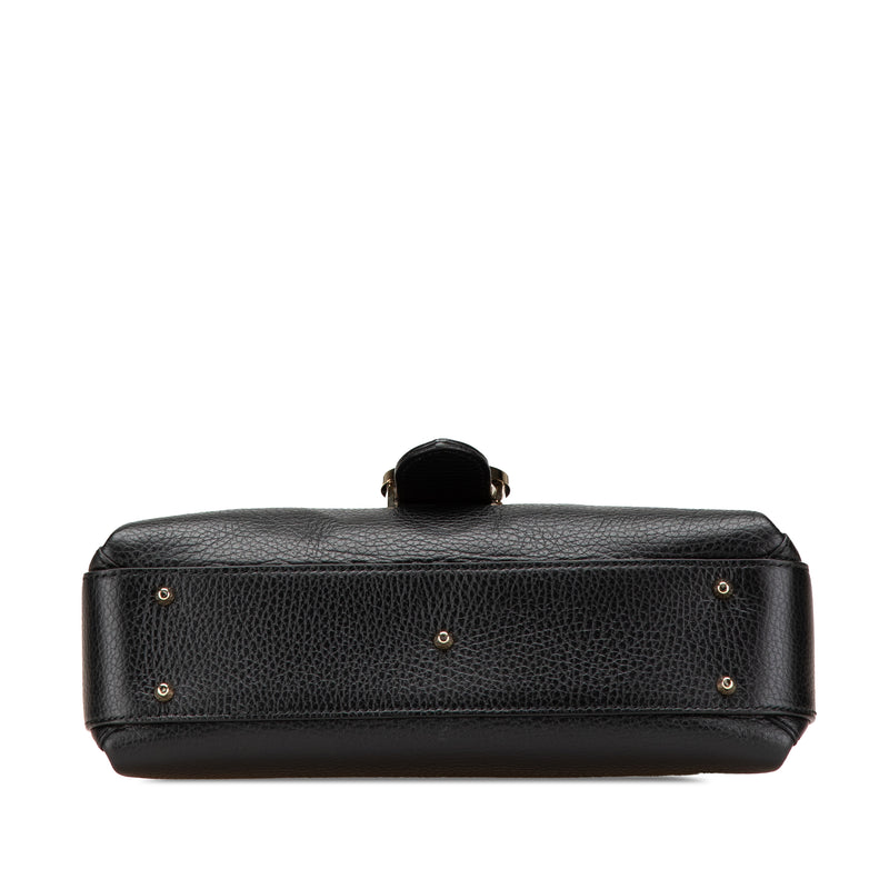 Small Dollar Calf Interlocking G Satchel - Image 3