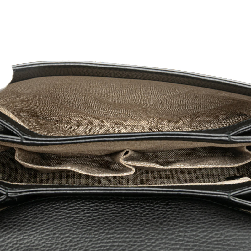 Small Dollar Calf Interlocking G Satchel - Image 4