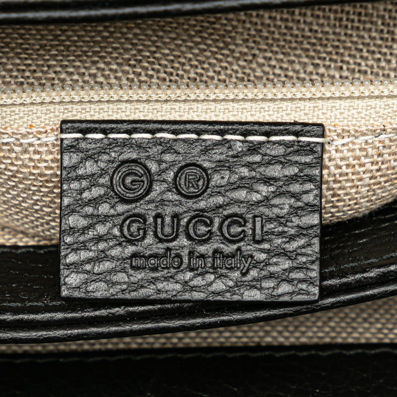 Small Dollar Calf Interlocking G Satchel - Image 5