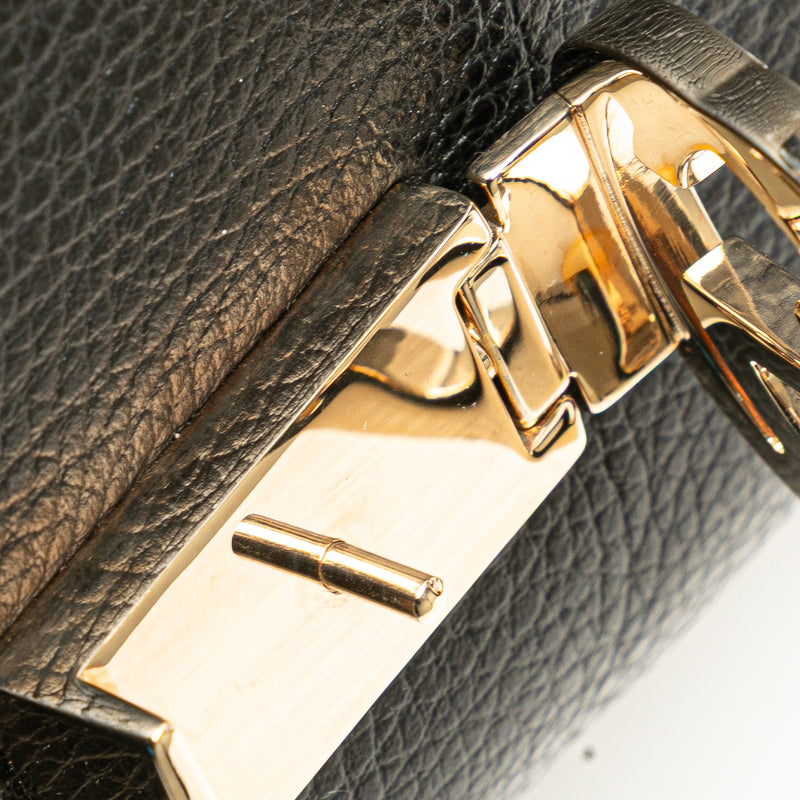 Small Dollar Calf Interlocking G Satchel - Image 8