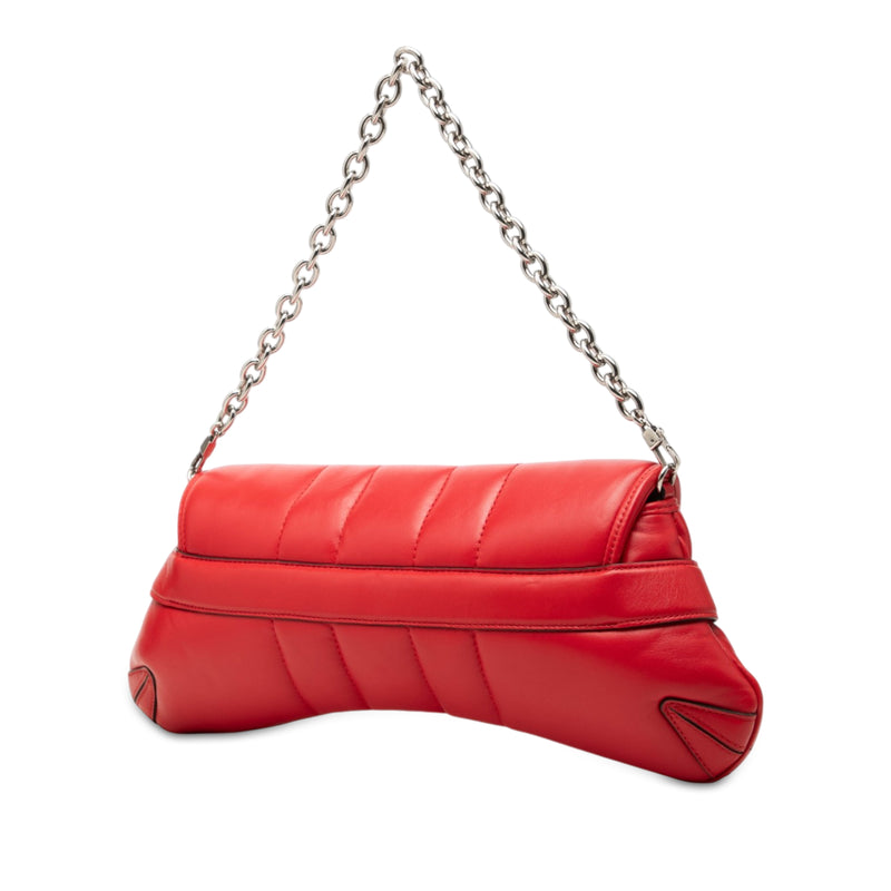 Medium Matelasse Vertical Lambskin Horsebit Chain Satchel - Image 2