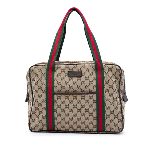 GG Canvas Web Business Bag - Image 1