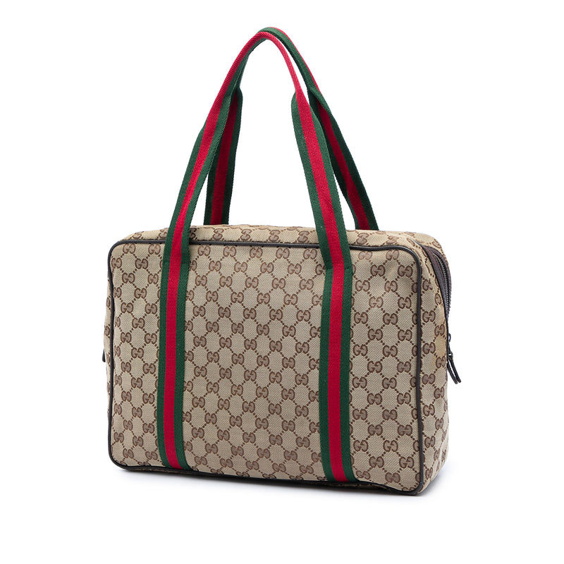 GG Canvas Web Business Bag - Image 2