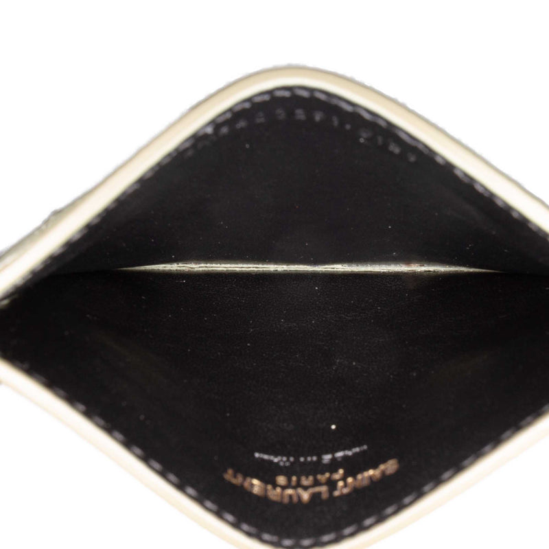 Chevron Grain de Poudre Cassandre Card Holder - Image 4