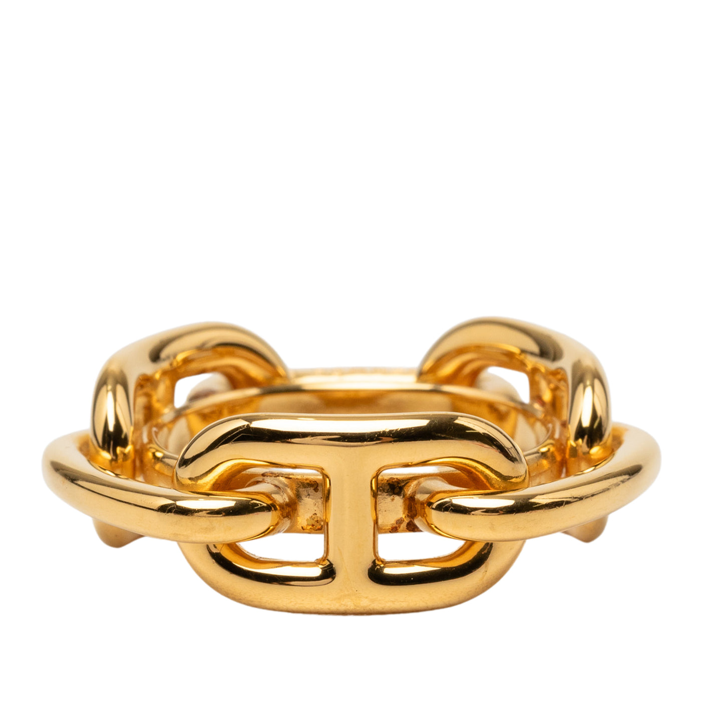 Gold Plated Regate Scarf Ring - Image 1