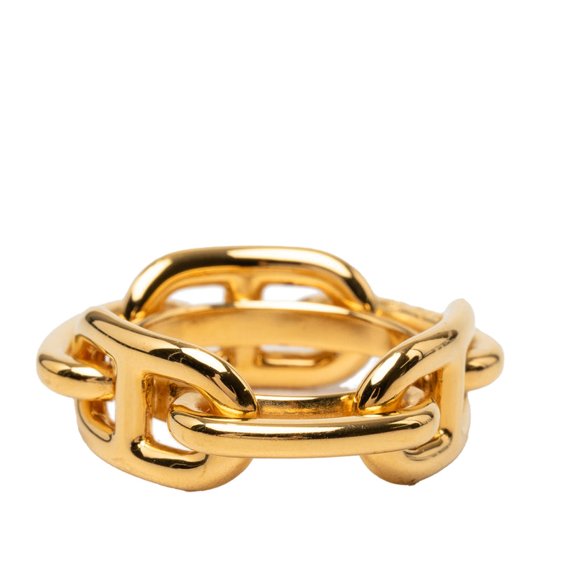 Gold Plated Regate Scarf Ring - Image 2