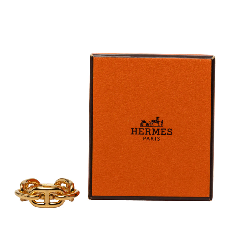 Gold Plated Regate Scarf Ring - Image 5