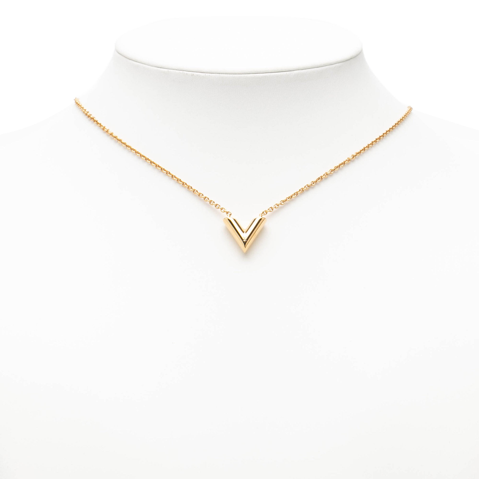 Gold Plated Essential V Necklace - Image 5