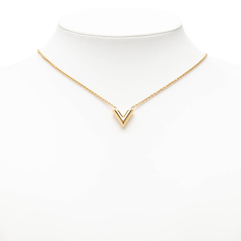 Gold Plated Essential V Necklace - Image 5