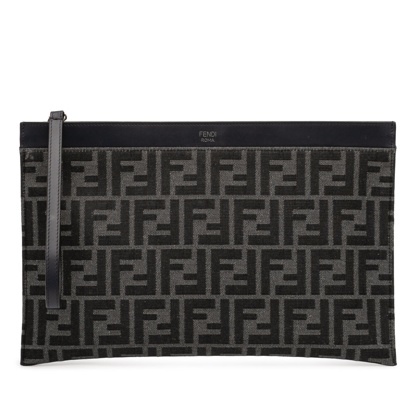 Medium Zucca Canvas Flat Pouch - Image 1