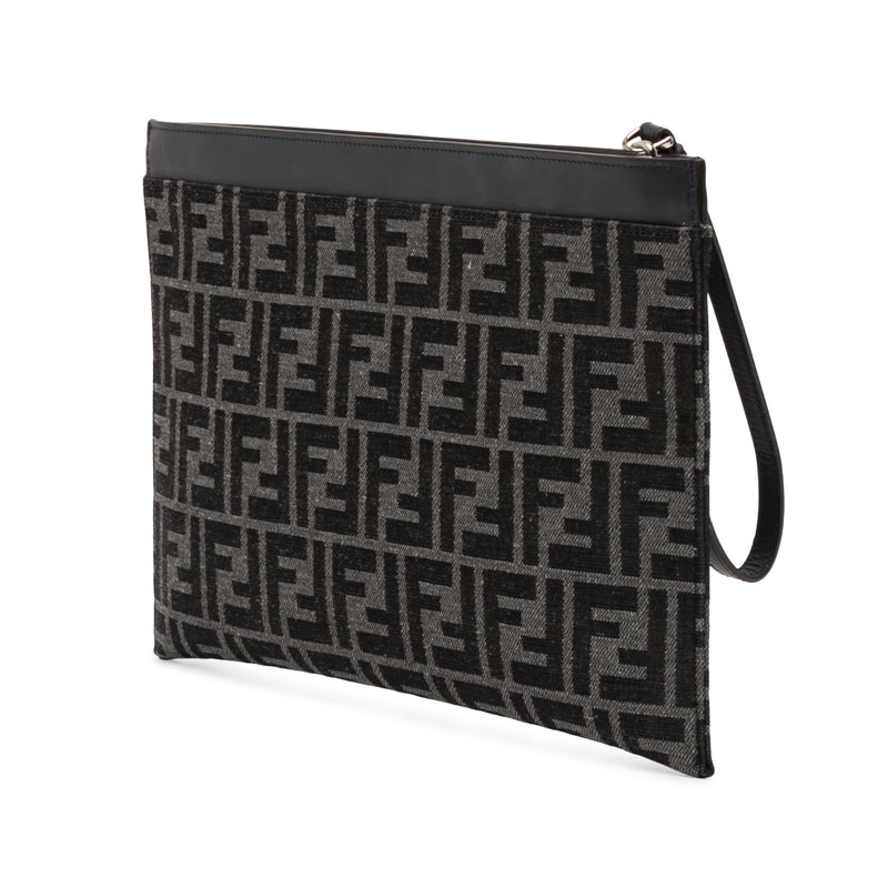 Medium Zucca Canvas Flat Pouch - Image 2