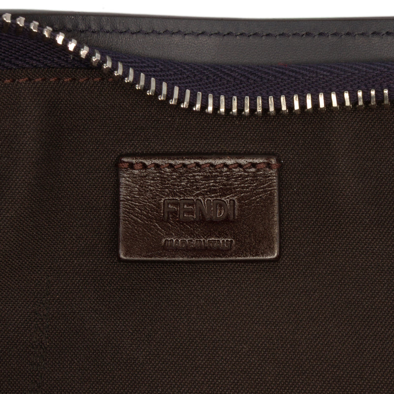 Medium Zucca Canvas Flat Pouch - Image 5