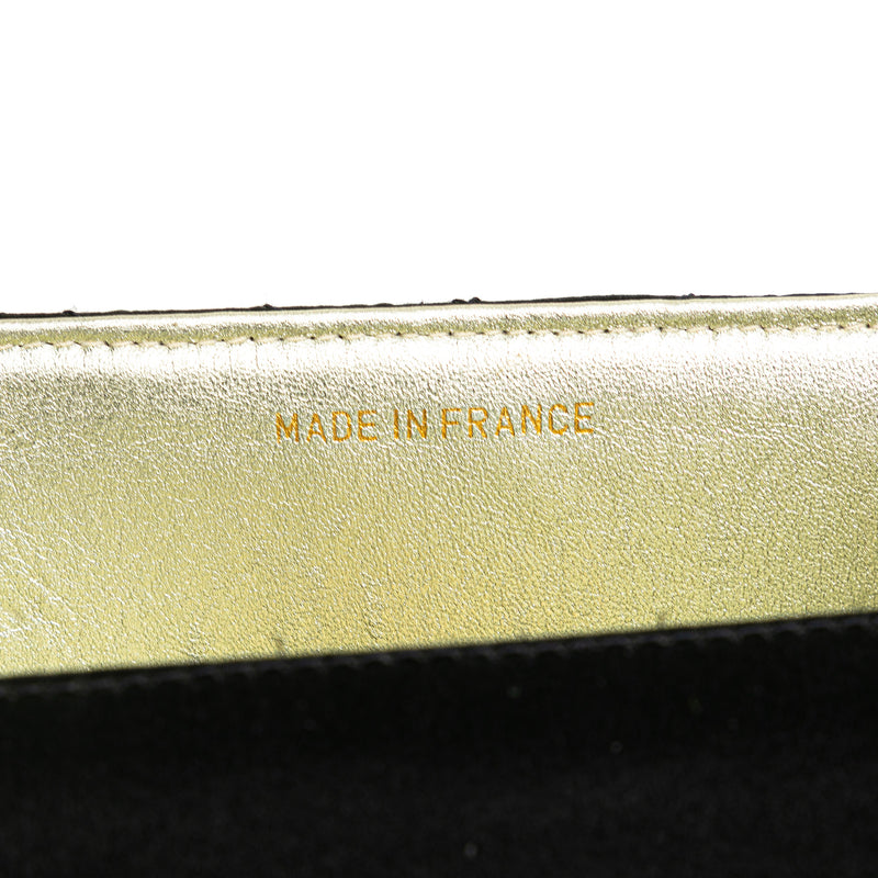 Mini Square Diagonal Quilted Satin Single Flap - Image 6