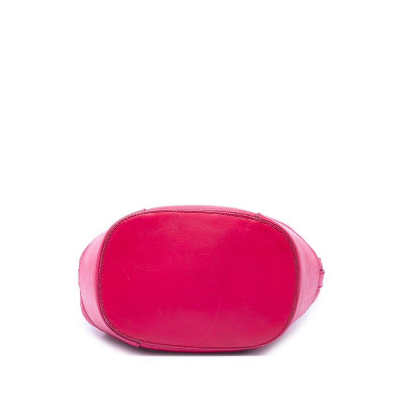 Diamante Leather Bright Bucket Bag - Image 3