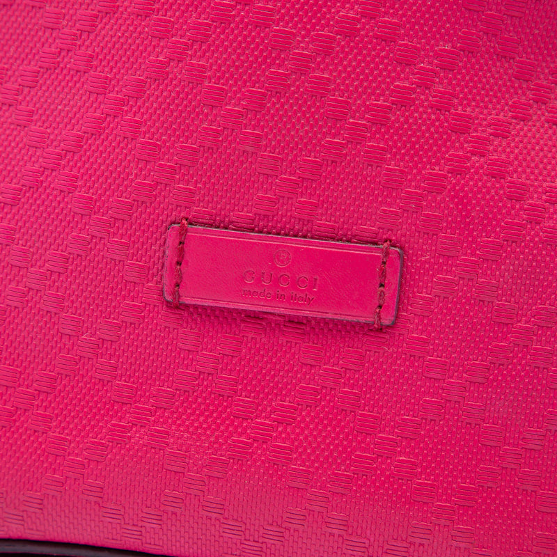 Diamante Leather Bright Bucket Bag - Image 5